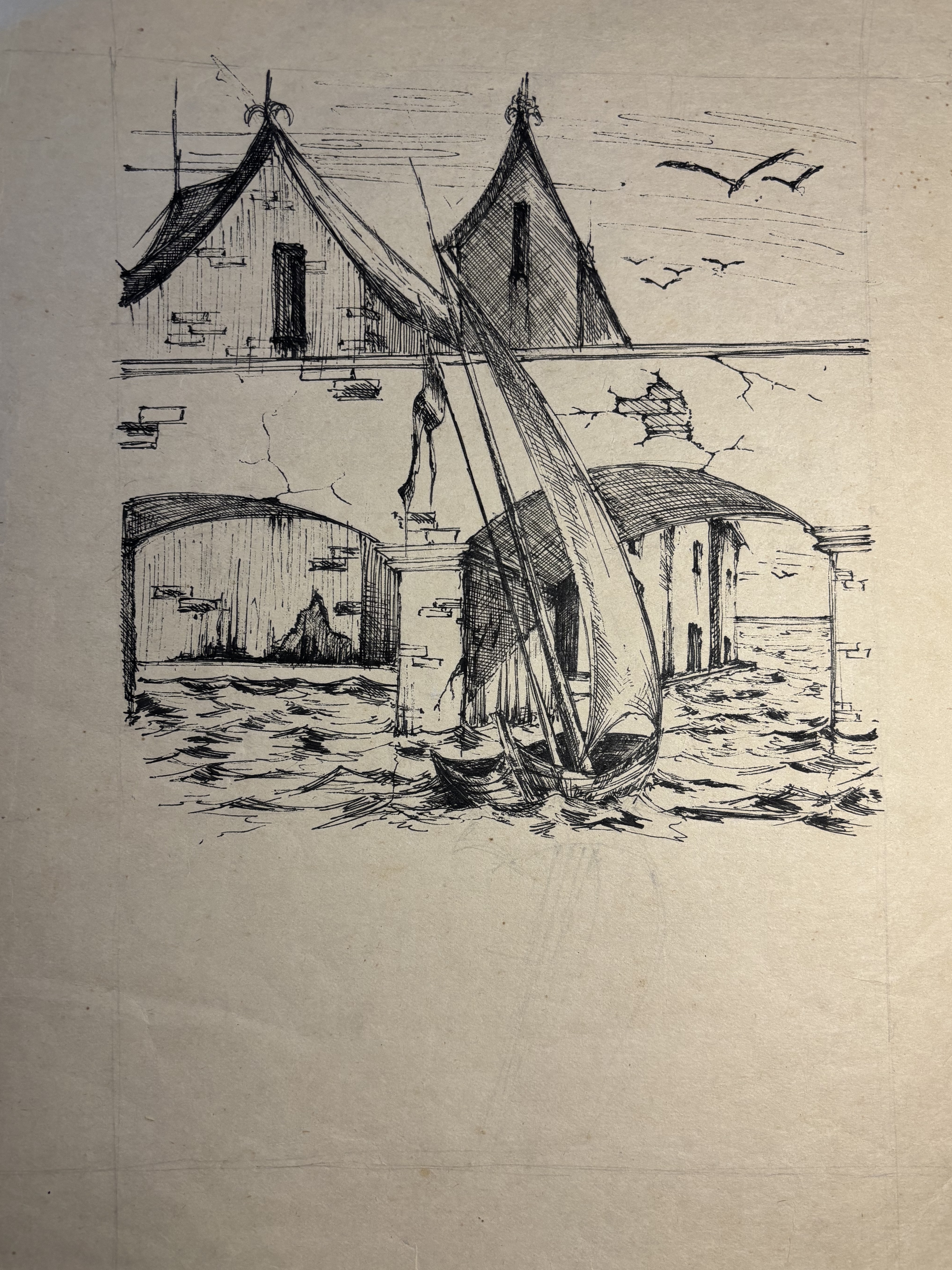 Pencil landscape I, 1998